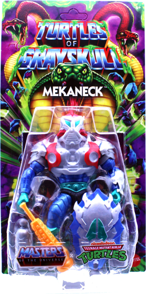 MOTU x TMNT: Turtles of Grayskull Actionfigur Mekaneck 14 cm von Mattel